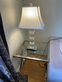 Lamp and coffee table 