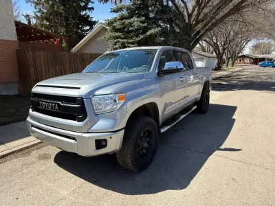 2014 Toyota Tundra Crewmax Platinum - In the family since new and purchased at Ens Toyota Saskatoon...