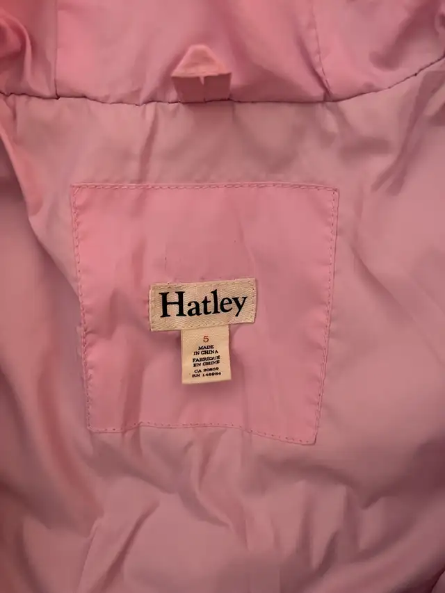 Hatley 3/4 puffer jacket girls size 5 in Kids & Youth in Laval / North Shore - Image 3