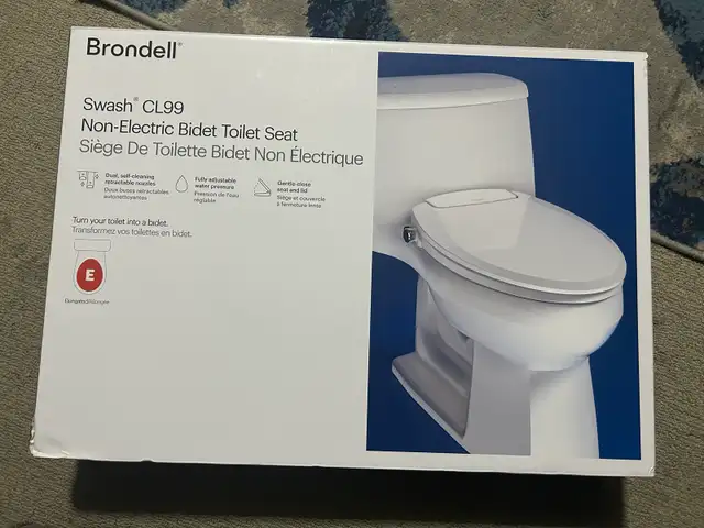 Brand New Brondell Swash CL99 Non-Electric Bidet Toilet Seat in Plumbing, Sinks, Toilets & Showers in Calgary - Image 10