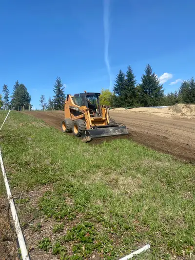 I am offering fully insured landscape services. Equipped with skid steer and mini hoe JD 50. We do m...