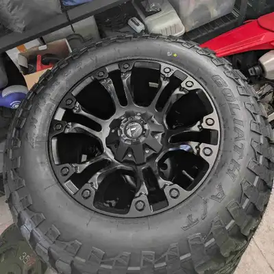 Wheels: Fuel Vapor D Satin black 20x9 +1 Offset 5x114.3 / 5x127 Dual Drilled bolt pattern 78.1 cente...