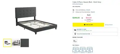 FULL size Bed frame for sale.