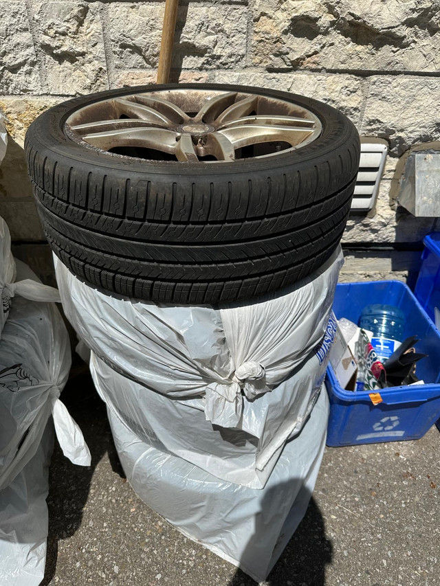 Set of 4 x Michelin Pilot All Season Tires 225/45/17 in Tires & Rims in Mississauga / Peel Region