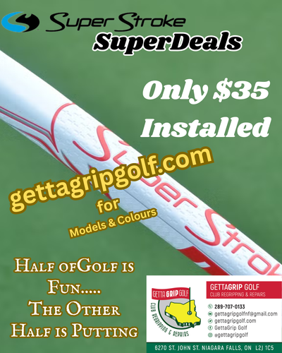SuperStroke Zenergy Putter Grips Installed......SuperDeals, View more
