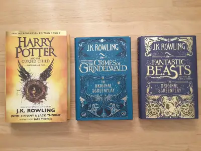 Harry Potter Hard Cover Books sold as a set of 3 for $30., View more