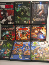 SONY PLAYSTATION 2 VIDEO GAMES