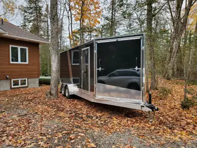 V-Nose Cargo Trailer. Not required any more, used for sled storage and they are sold. Was not traile...