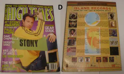 Magazine: High Times Pauly Shore, Dave Chappelle issue 335, View more