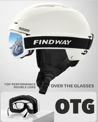 Ski Helmet with Goggles, View more