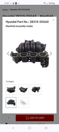 Hyundai Intake Manifold 28310-2GGA0