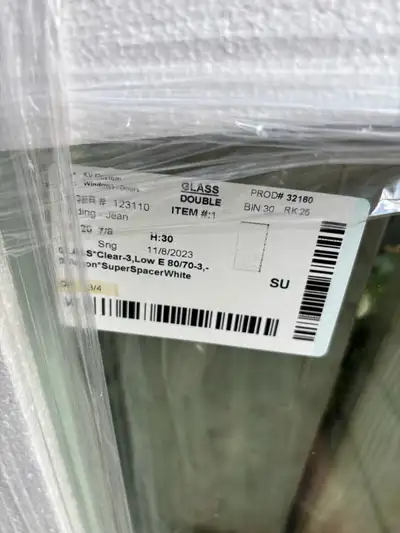 thermal glass unit with argon gas, View more