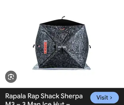 Rapala 3 man ice hut ( brand new ), View more