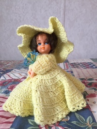 Crocheted Dolls on Air Fresheners