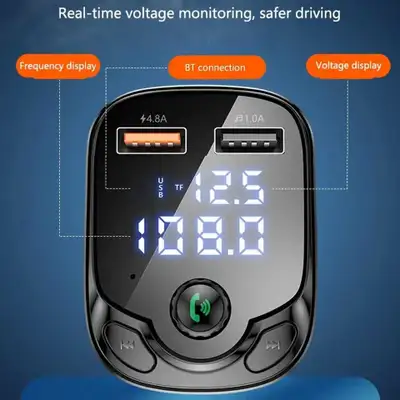 Dual USB Car Charger & Bluetooth handsfree adapter , View more