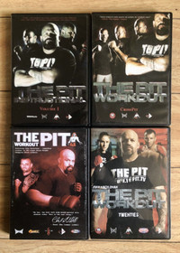 The Pit MMA instructional and workout dvds, 5 discs RARE/OOP