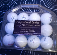 1 dozen professional choice not used golf balls for 12 dollars