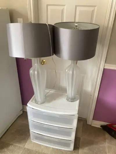 Frosted glass lamps new, View more