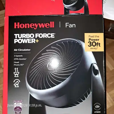 honeywell turbo fan x 2 units, View more