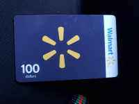 100$ Walmart giftcard. Not used. :)