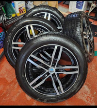 4 summer tires with rims Cooper touring 235/50R18