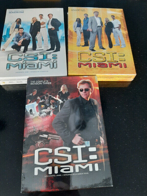 DVD série CSI Miami à vendre dans CD, DVD et Blu-ray  à Ville de Québec