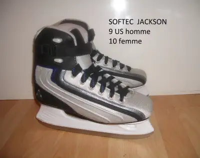 near new soft skates SOFTEC patins chauds 9 US men / 10 US femme , In very good, near new condition....