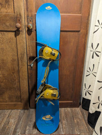 Palmer honeycomb snowboard and bindings 