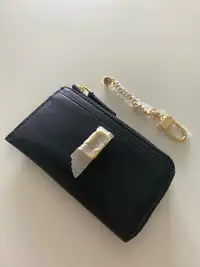 Marc Jacobs Zip Multi Wallet Black Leather
