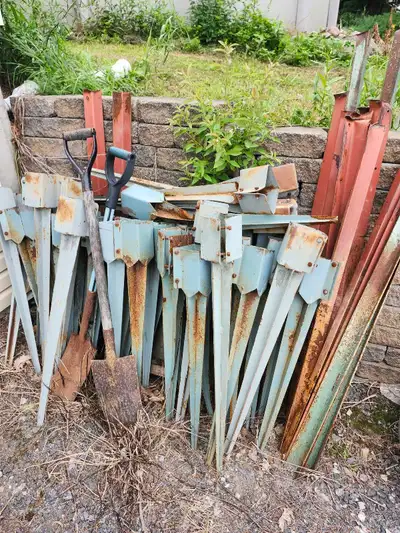 pieux d'ancrage en acier pour poteaux de clôture ou de patio, View more
