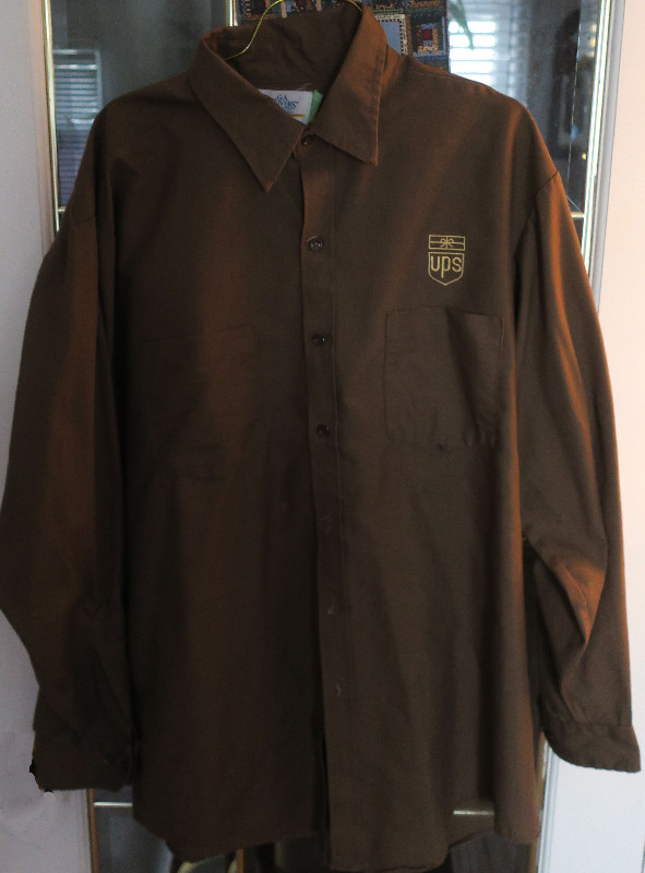 Vintage 1980's UPS United Parcel Service Delivery Uniform Shirt | Arts &  Collectibles | Sudbury | Kijiji