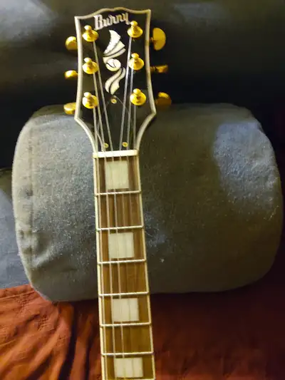 Burny Jimmi Page model biack beauty guitar, View more