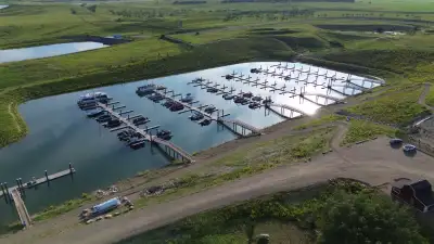 20' Marina Slip at Sandy Shores Resort on Lake Diefenbaker, View more