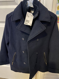 Brand new with tags Girls H & M Pea Coat (7-8)