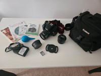 Canon Camera + Lens + Accessory Kit