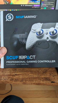 Manette SCUF IMPACT PS4/Pc compatible Digital TAP Trigger/Bumper