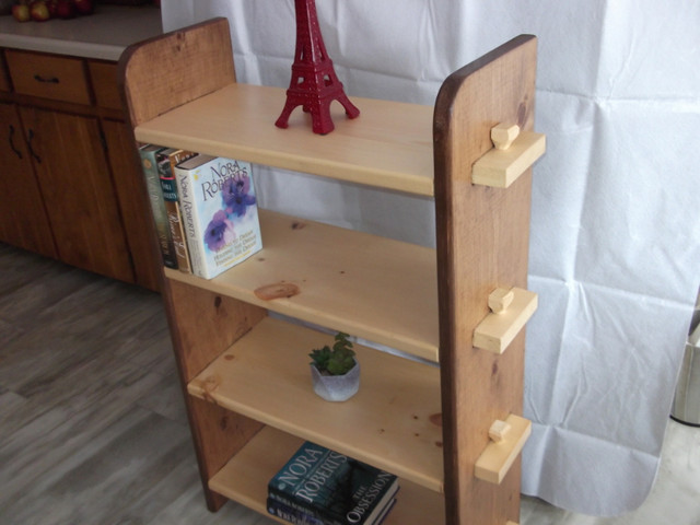 Rustic Modern solid pine shelving unit in Bookcases & Shelving Units in Charlottetown - Image 2