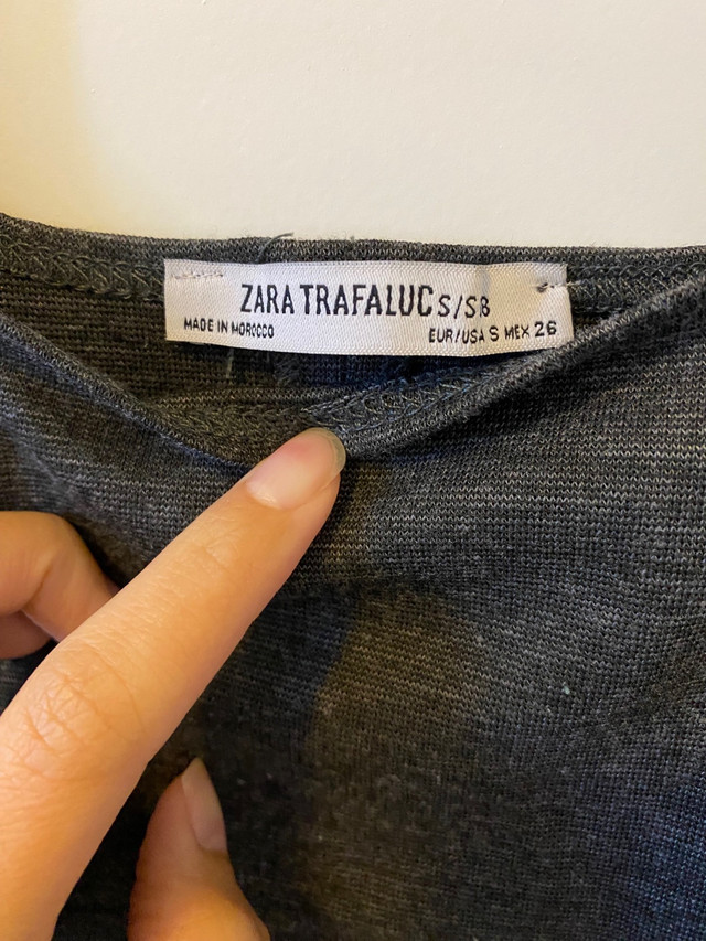 Zara fitted dress, dark gray in Women's - Dresses & Skirts in City of Toronto - Image 2