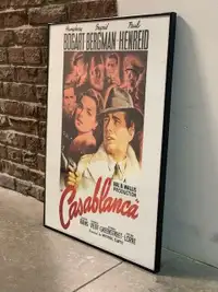 Casablanca Film Poster Framed