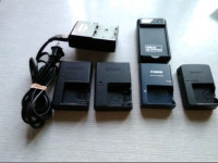 5 camera chargers exel cond.15.00 ea see below