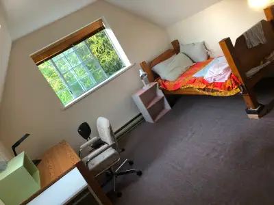AVAILABLE May 01, 2026!! PRIVATE FURNISHED BEDROOM available in a house located near SFU / Lougheed...