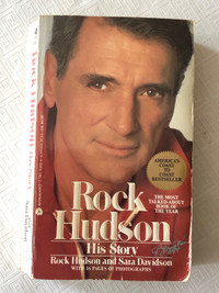  Rock Hudson: his story, paperback autobiography