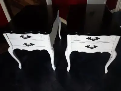 Vintage French Provincial Nightstands (Pair), View more