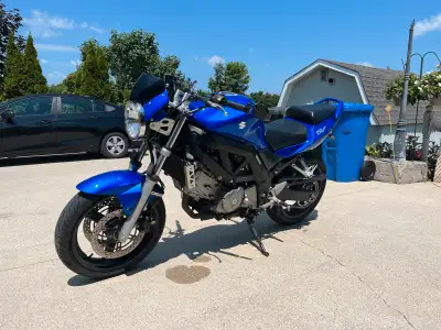 Super clean 2007 SV650 sport touring bike. I am the third owner and have owned the bike for a year n...