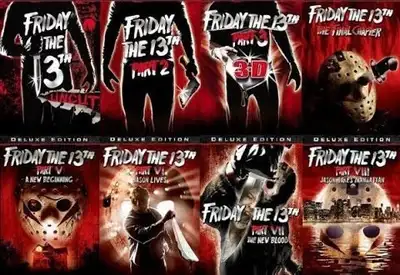 Friday the 13th pt1-8 dvd ultimate collection SINGLES LOT /8 dvd, View more