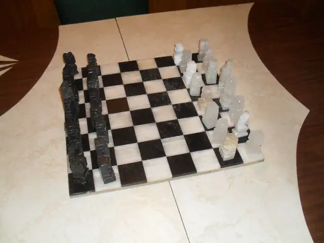 Marble chess set
