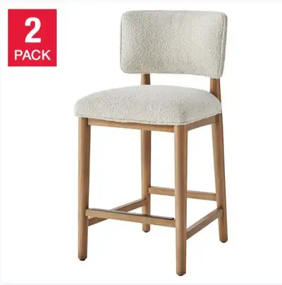 Aiden & Ivy Tate Fabric Counter Stools, 2-pack, View more