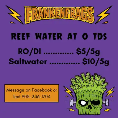 Have a smaller reef and don’t want to get into a messy pricey water station well here’s your solutio...
