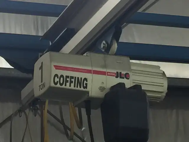 Overhead Bridge Crane Freestanding Gorbel with 1 Ton JLC Coffing63234653974145122