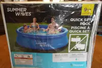 NEW Summer Waves Quick Set® Ring Pool, 9-ft